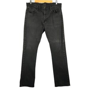 Polo Ralph Lauren Varick Slim Straight Black Denim Jeans Mens 36x32